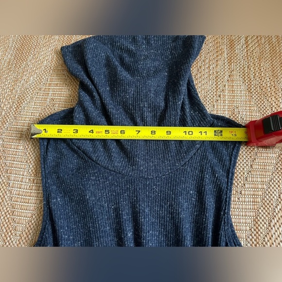 Urban Outfitters BDG Dark Blue Sleeveless Dress,High Neck,Size Large - Picture 7 of 9